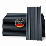 Albatros Trapezblech Dachplatten 12er oder 22er Set, Anthrazit RAL 7016 oder Grün RAL 6005, 1090 x 445 mm, verzinkt, Dachblech Profilblech für Gartenhaus, Carport, Schuppen und Gerätehaus