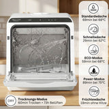 Tischgeschirrspüler SP5 Dual Mini Spülmaschine