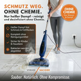 Sommertal Dampfreiniger für Böden 2-in-1 – 1200W, 500ml Tank, 30–45 g/min, Dampfmop & Handdampfreiniger