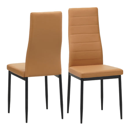 ALBATROS Designer Esszimmerstuhl MILANO | 4er/6er Set | Schwarz, Grau, Beige, Braun, Rot, Weiß | Kunstleder Bezug