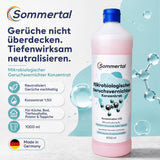 Sommertal Mikrobiologischer Geruchsvernichter Konzentrat 4L – 1:50 für Tiergerüche, Küche, Bad, Sanitär, Polster & Teppiche