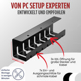 Kabelkanal Schreibtisch Komplettset - verschiedene Sets
