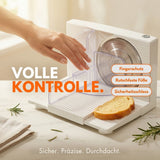 Sommertal Allesschneider AS170 150W Edelstahlmesser mit Wellenschliff,klappbar