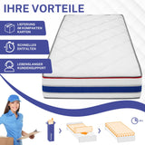 Arensberger Memory Kaltschaum Matratze RELAXX - 25cm hoch mit Gel Bezug