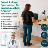 höhenverstellbares Schreibtischgestell LIFT S5 schwarz/weiß/silber, elektrisch