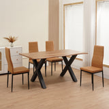 ALBATROS Designer Esszimmerstuhl MILANO | 4er/6er Set | Schwarz, Grau, Beige, Braun, Rot, Weiß | Kunstleder Bezug