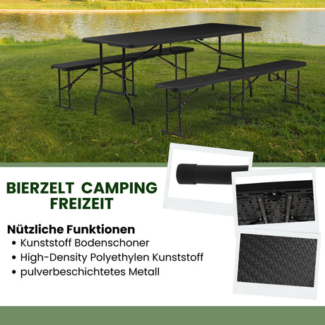 Buffettisch Klapptisch, robuste Konstruktion klappbar