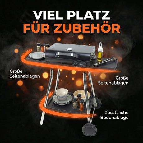 Sommertal 2in1 Elektrogrill Tischgrill BBQ928