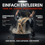 VAC912 Akku Nass Trockensauger 18V – Kabelloser Nasssauger für Auto, Werkstatt & Garage | Saugt Nass & Trocken | Bläst | HEPA