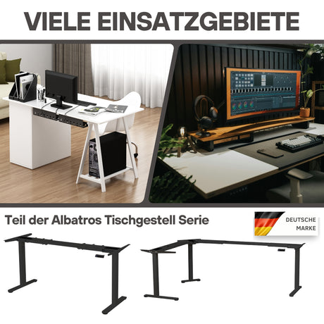 Kabelkanal Schreibtisch Komplettset - verschiedene Sets