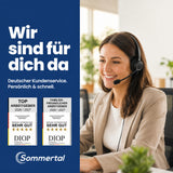 Sommertal Allesschneider AS190 DUAL 200 W Edelstahlmesser mit Wellenschliff und glatten Schliff