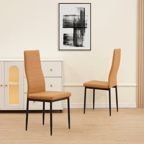 ALBATROS Designer Esszimmerstuhl MILANO | 4er/6er Set | Schwarz, Grau, Beige, Braun, Rot, Weiß | Kunstleder Bezug