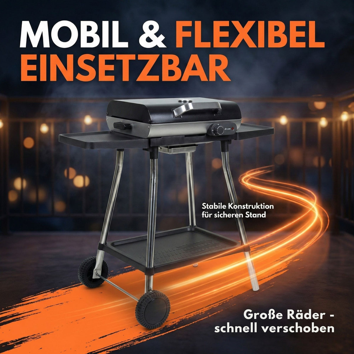 Sommertal 2in1 Elektrogrill Tischgrill BBQ928