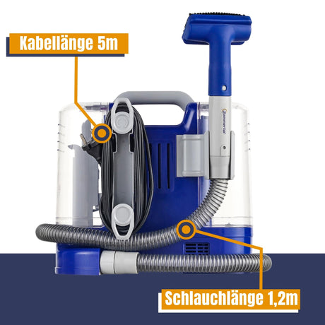MultiCleaner WS450 5in1, Gerät für Teppiche, Treppen, Polster, Sofa, Auto, Tiere, Flecken
