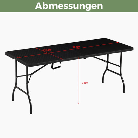 Buffettisch Klapptisch, robuste Konstruktion klappbar