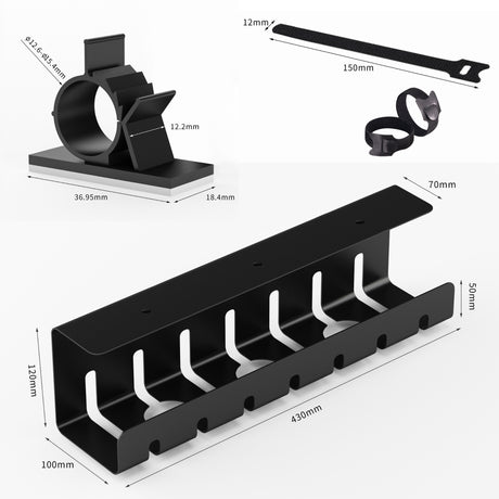 Kabelkanal Schreibtisch Komplettset - verschiedene Sets