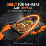 Sommertal 2in1 Elektrogrill Tischgrill BBQ928