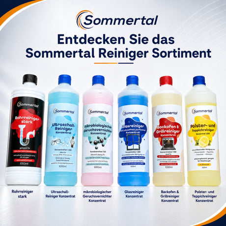 Sommertal Rohrreiniger stark 1000 ml, Abflussreiniger extra stark pH 14