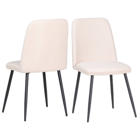 ALBATROS Designer Esszimmerstuhl BONO | 2er Set | Schwarz, Grau, Beige, Blau | Stoff Bezug