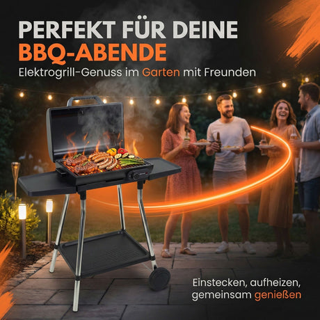 Sommertal 2in1 Elektrogrill Tischgrill BBQ928