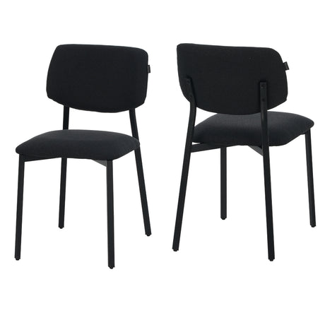 RAVINO Designer Esszimmerstuhl | 4er Set | A21 | Gelb, Schwarz, Grau, Blau | mit Stoffbezug