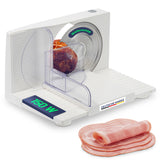 Sommertal Allesschneider AS170 150W Edelstahlmesser mit Wellenschliff,klappbar