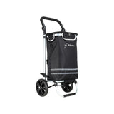 ALBATROS Einkaufstrolley Groß | Einkaufsroller mit großer Tasche, Thermo-Innenbeutel | Sichtfenster für Einkaufszettel | Faltbar klappbar mit großen Räder | Sackkarre inkl. Einkaufswagen-chip