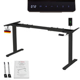 höhenverstellbares Schreibtischgestell LIFT S5 schwarz/weiß/silber, elektrisch