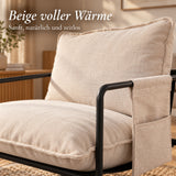 Albatros BRESTON Loungesessel – Stoffbezug, Vintage-Design