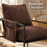 Albatros BRESTON Loungesessel – Stoffbezug, Vintage-Design