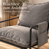 Albatros BRESTON Loungesessel – Stoffbezug, Vintage-Design