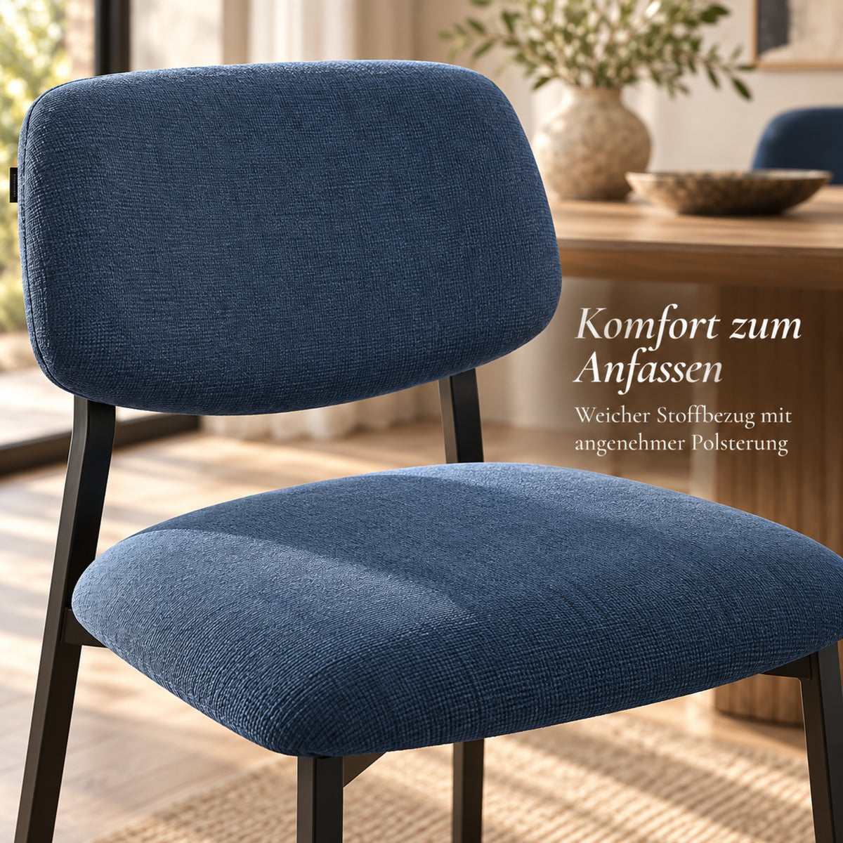 RAVINO A21 Esszimmerstuhl – Stoffbezug – Albatros International GmbH