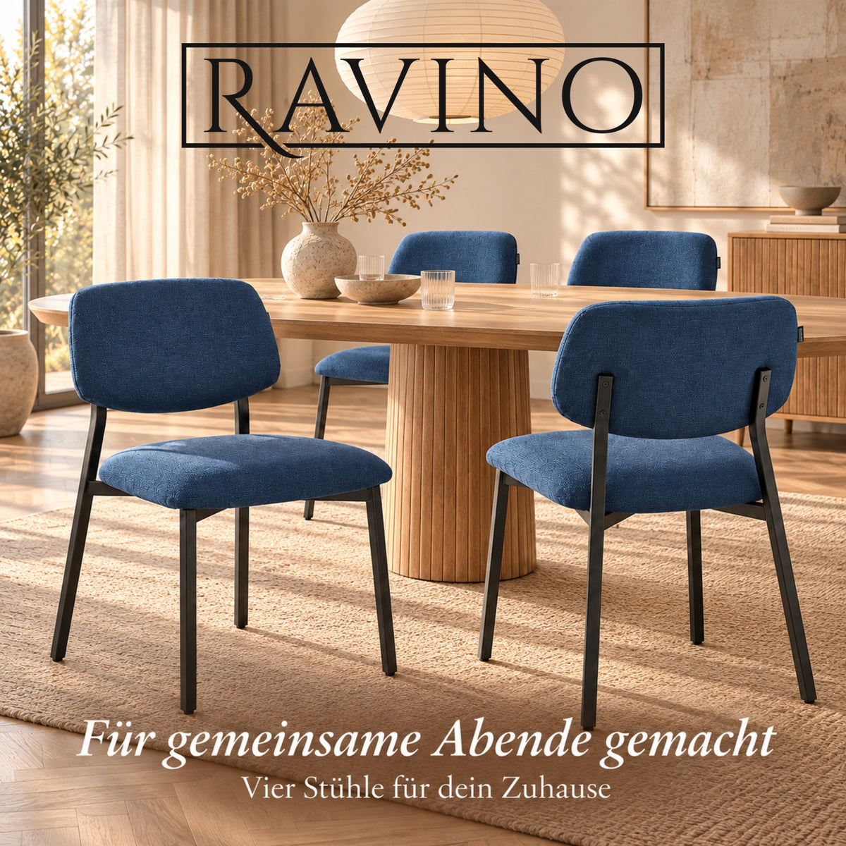 RAVINO A21 Esszimmerstuhl – Stoffbezug