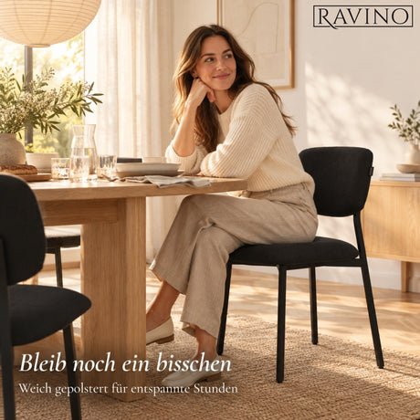 RAVINO A21 Esszimmerstuhl – Stoffbezug