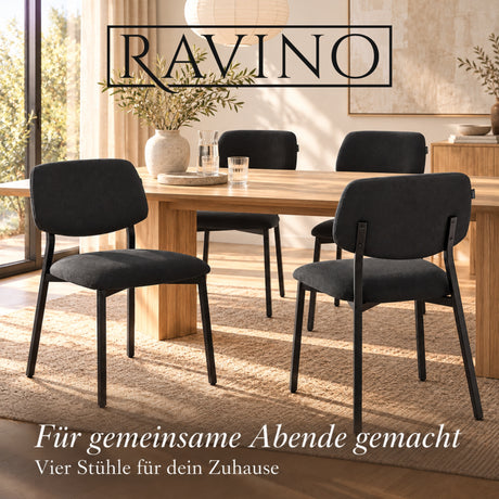 RAVINO A21 Esszimmerstuhl – Stoffbezug
