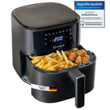 Sommertal Heißluftfritteuse HF570 – 5,7L XL Airfryer - Touchscreen, 8 Programme, 1700 Watt, TÜV Rheinland GS geprüft