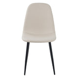 ALBATROS Designer Esszimmerstuhl BARI | 4er Set | Schwarz, Grau, Beige | Stoff Bezug