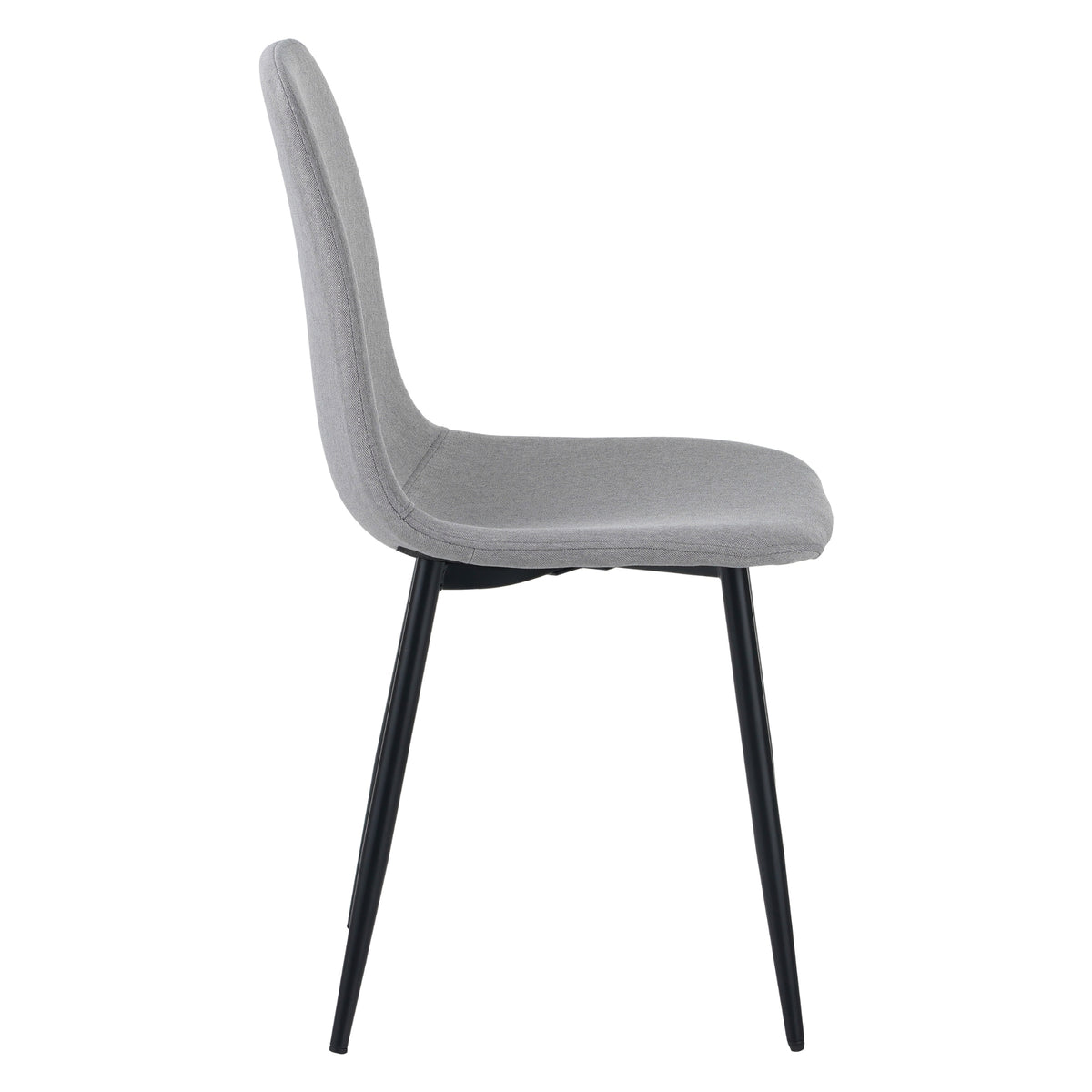 ALBATROS Designer Esszimmerstuhl BARI | 4er Set | Schwarz, Grau, Beige | Stoff Bezug