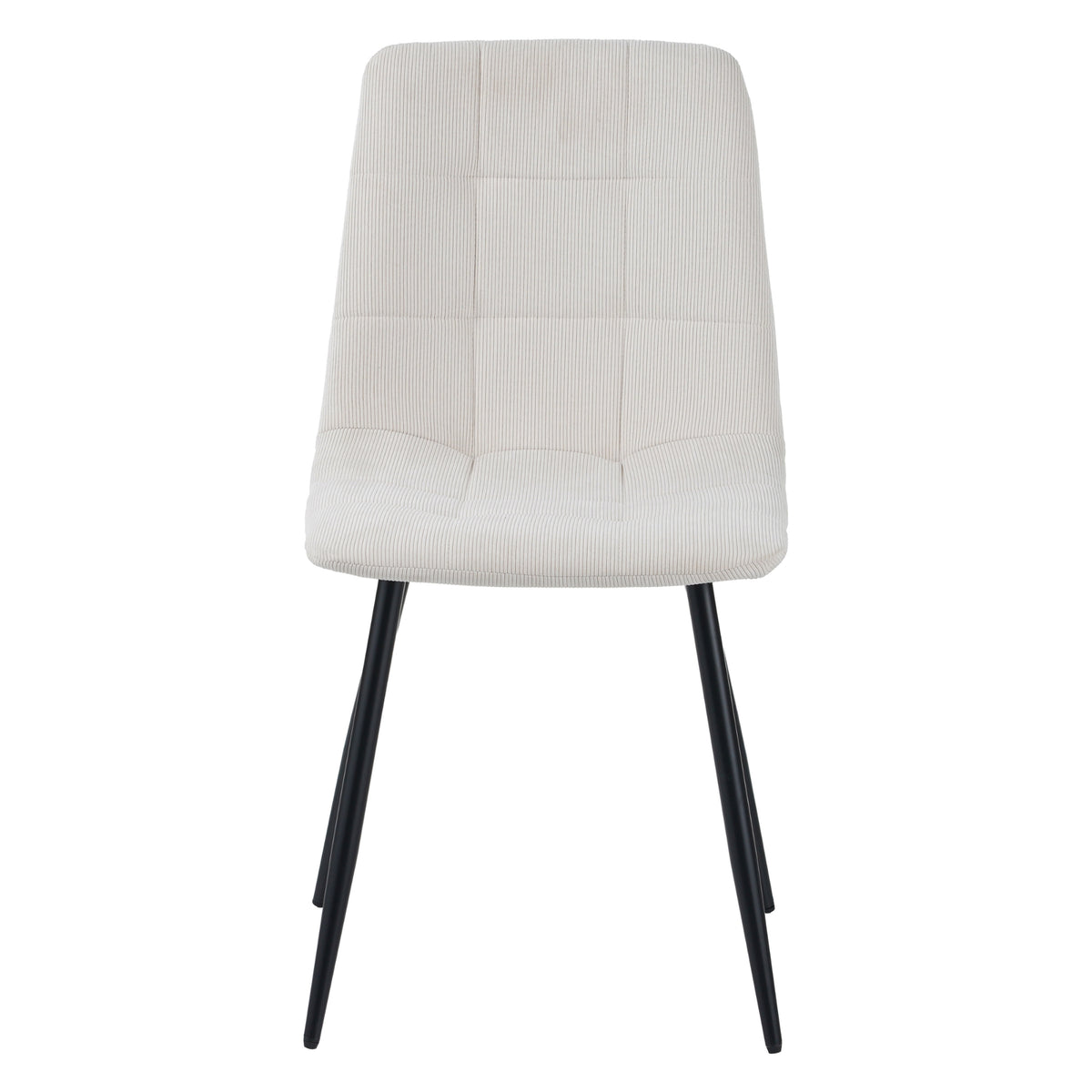 ALBATROS Designer Esszimmerstuhl BORA | 4er Set | Braun, Anthrazit, Beige | Cord Bezug
