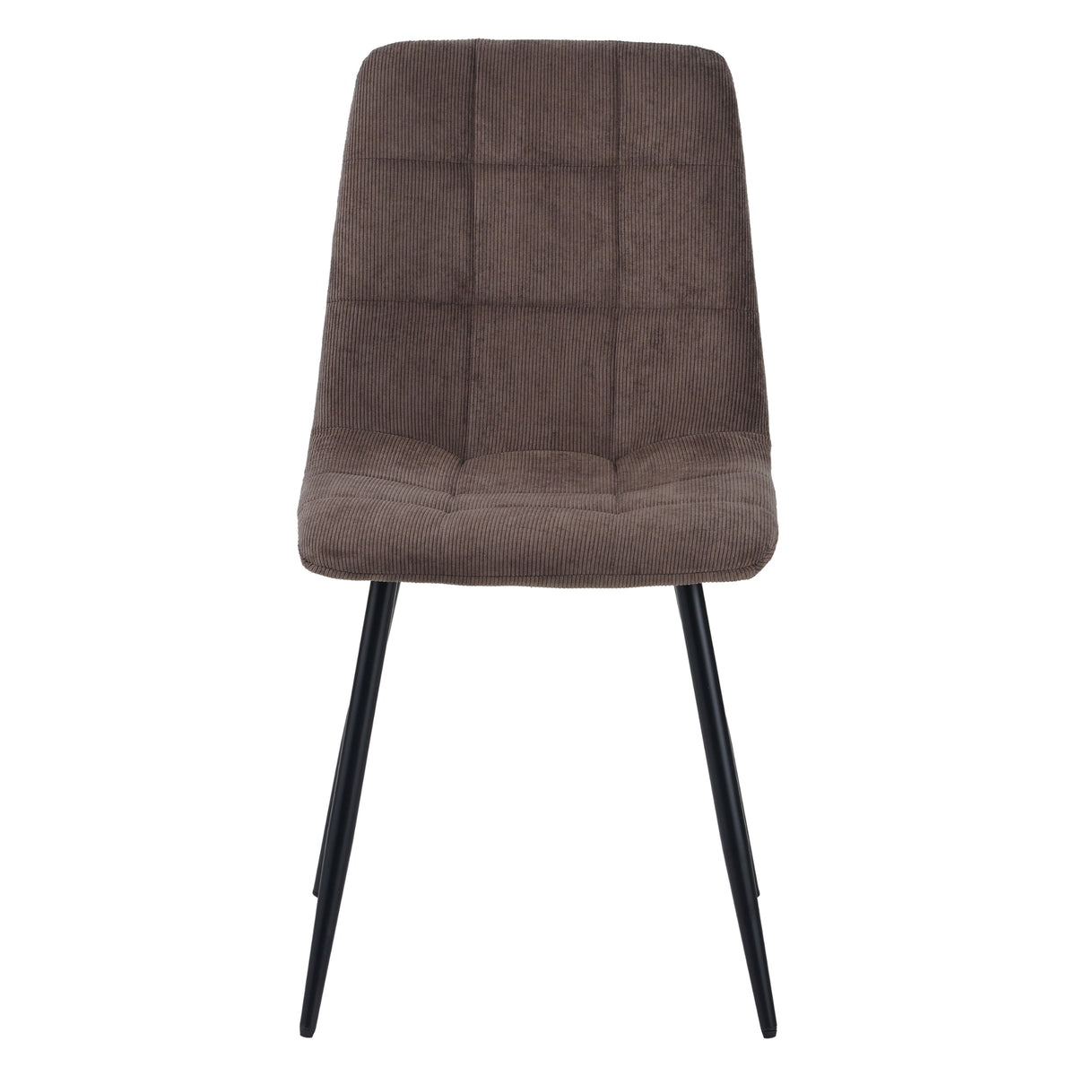 ALBATROS Designer Esszimmerstuhl BORA | 4er Set | Braun, Anthrazit, Beige | Cord Bezug