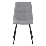ALBATROS Designer Esszimmerstuhl BORA | 4er Set | Schwarz, Grau, Beige | Stoff Bezug