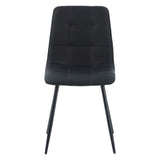ALBATROS Designer Esszimmerstuhl BORA | 4er Set | Schwarz, Grau, Beige | Stoff Bezug