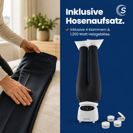 Bügelpuppe Gentleman Hemdenbügler & Bügelmaschine für Hemden, Blusen, T-Shirts, Hosen