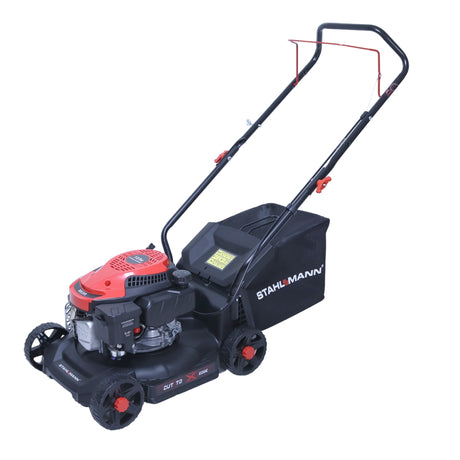 Rasenmäher Benzin BR390 – 4,0PS (2,9kW) 127ccm, 39cm Schnittbreite, Schnitthöhenverstellung, kompakt, 35L Fangkorb