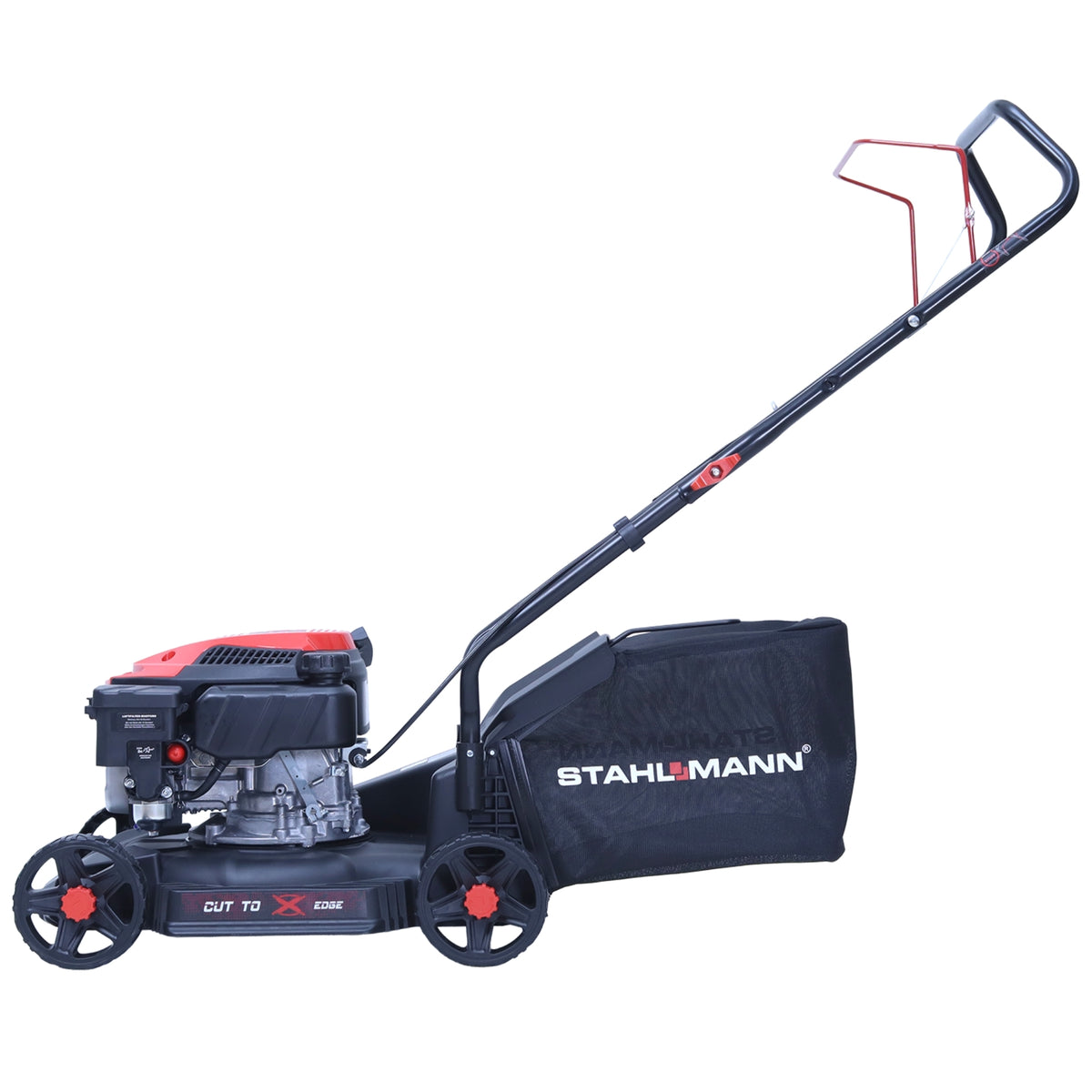 Rasenmäher Benzin BR390 – 4,0PS (2,9kW) 127ccm, 39cm Schnittbreite, Schnitthöhenverstellung, kompakt, 35L Fangkorb