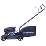 Rasenmäher Benzin BR390 – 4,0PS (2,9kW) 127ccm, 39cm Schnittbreite, Schnitthöhenverstellung, kompakt, 35L Fangkorb