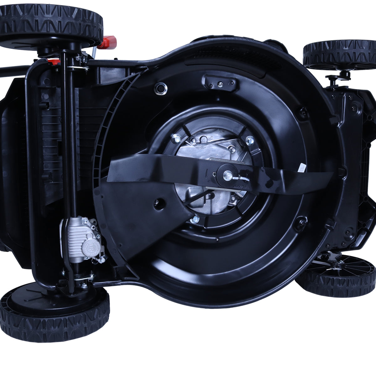 Rasenmäher Benzin mit Antrieb BR460 – 5,4PS (4,0kW) 170ccm mit Antrieb, 46cm Schnittbreite, Mulchen, Schnitthöhenverstellung, Easy Clean Anschluss, Große Räder, 60L Korb