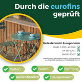 Bistroset 3-teilig, klappbarer Bistrotisch mit 2 Stühlen
