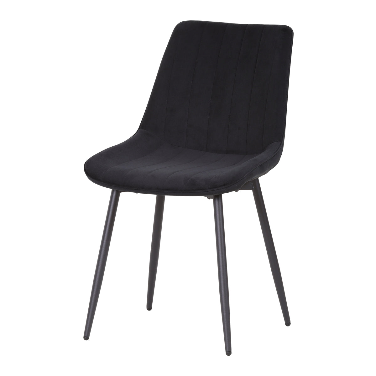 ALBATROS Designer Esszimmerstuhl BOSA | 2er Set | Schwarz, Grau, Beige | Samt Bezug