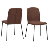 RAVINO Designer Stapelstühle 4er Set ENNA  / S10 mit Stoffbezug, Konferenzstühle Besucherstühle